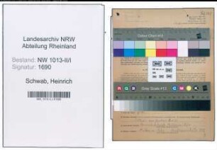 Entnazifizierung Heinrich Schwab , geb. 16.01.1886 (Werkmeister)