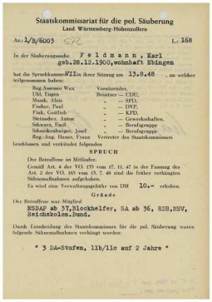 Feldmann, Karl