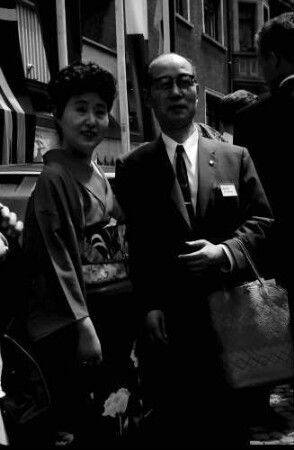 15. Tagung 1965 Physiker; Maikäferrede: Ehepaar Yukawa