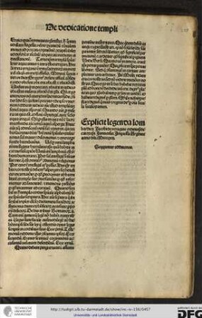 Explicit Legenda lombardica Jacobi de Voragine, ordinis Predicatorum, episcopi Januensis. Impressa Argentine anno domini Mccccxcii.
