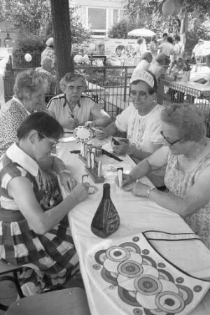 Sommerfest der Arbeiterwohlfahrt im "Haus der Familie" in der Kronenstraße 15