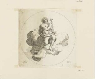 Johannes der Täufer, Blatt 6 aus: Annibale Carracci, "Vita di San Diego, Dipinta nella Cappella di Saint Giacomo de Spagnuoli in Roma", Rom 1646