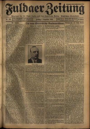 Ausgabe vom Freitag, den 07. Dezember 1928.