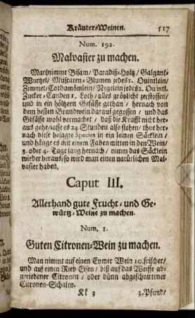 Caput III. - Caput IV.