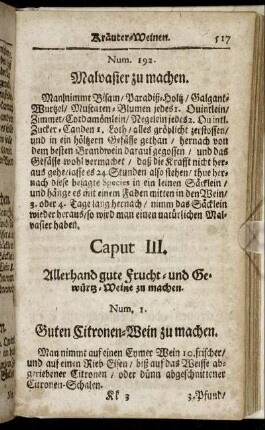 Caput III. - Caput IV.