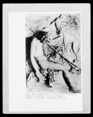 Relief: Der schlafende Endymion