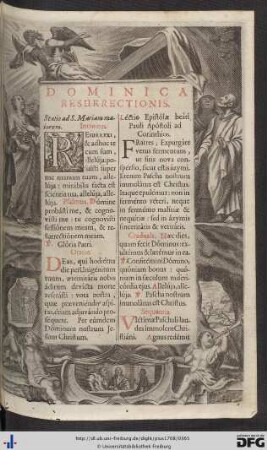 Dominica Resurrectionis.