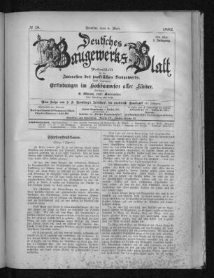 42. Jahrgang. No. 18.