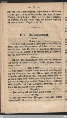 Erste Zusammenkunft