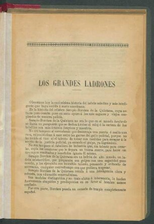 Las grandes ladrones