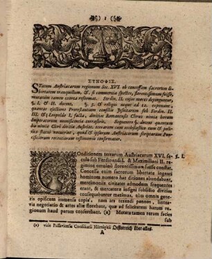 De divitiis amplissimis, quas clerus Romanensis in ditionibus Austriacis possidet