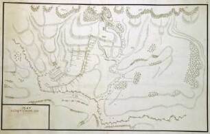 WHK 20 Russisch-Türkischer Krieg: Plan des Feldlagers bei Kanischa, 1737