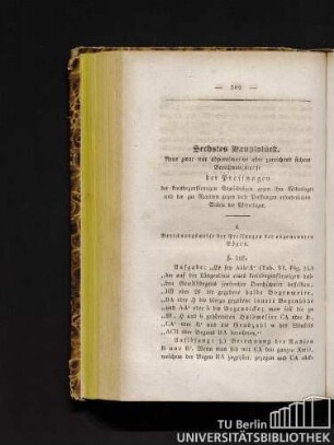 I. Berechnungsweise der Pressungen der obengenannten Bögen.