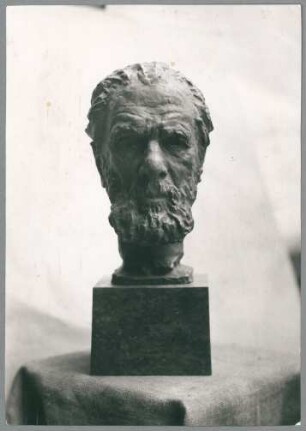Porträt Carl Stumpf, 1927, Bronze