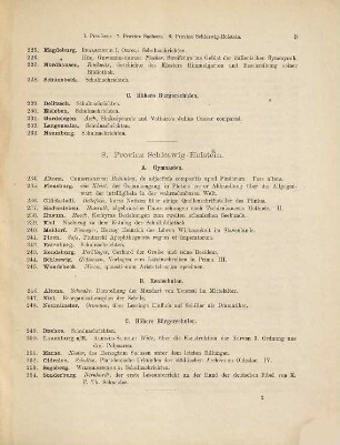 Verzeichnis der Programme, welche im Jahre ... von den höheren Schulen Deutschlands (ausschl. Bayerns), soweit sie an Austausch teilnehmen, veröffentlicht werden. 1881