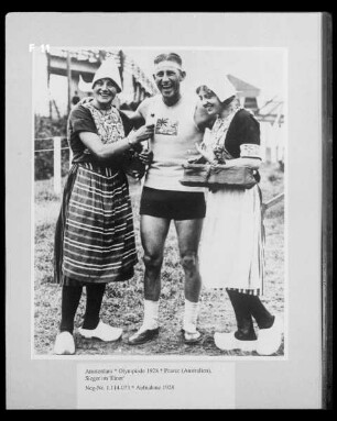 Amsterdam, Olympiade 1928; Pearce (Australien), Sieger im Einer