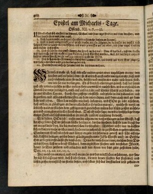 468-476, Epistel am Michaelis-Tage