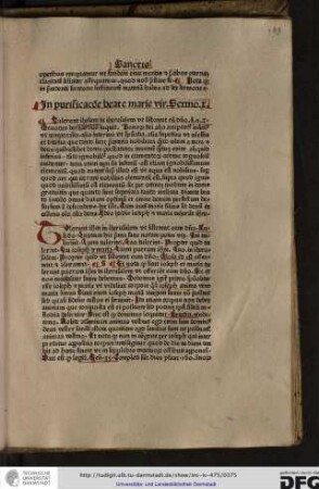 In purificatione beate Marie virginis, sermo x.