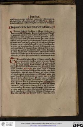 In purificatione beate Marie virginis, sermo x.