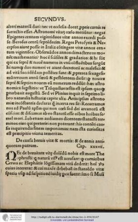 Capitulum xxxvii.