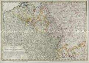 Kriegstheater, oder Graenzkarte zwischen Deutschland und Frankreich
