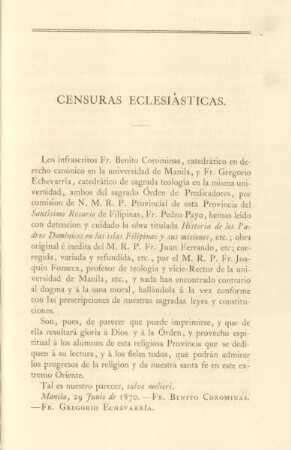 Censuras eclesiásticas