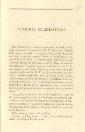 Censuras eclesiásticas