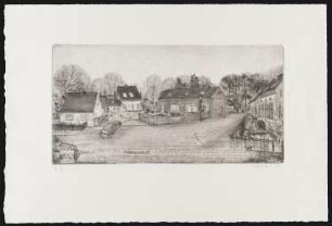 Radierung des Künstlers Eberhard Franke, o.T., 1976