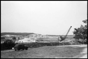 Saarmund: Autobahnbau des Avuszubringer bei Saarmund