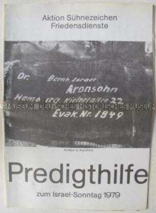 Heft aus der Reihe "Predigthilfe" u.a. zu den Lehren des Holocaust - Sachkonvolut