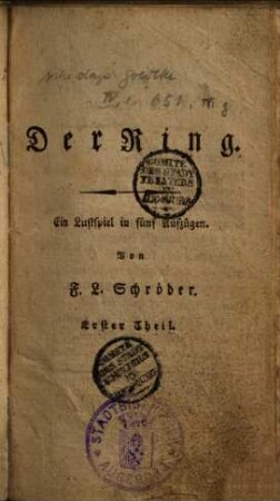Sammlung einiger guten Theater-Stücke