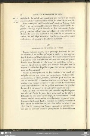 XII Considérations Sur Le Poids Des Voitures