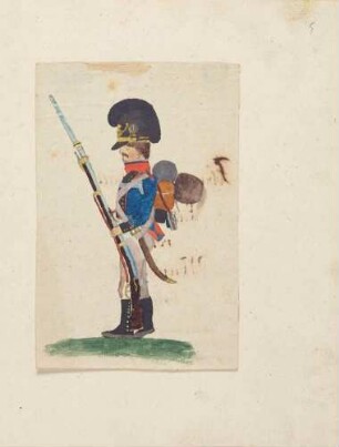 Füsilier vom 13. bayrischen Infanterie-Regiment, 1811