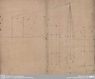 Geometrische Konstruktionen. : Handzeichnung.