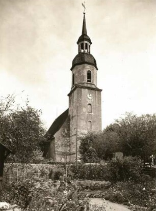 Priestewitz‎-Lenz. Kirche (1700-1710). Ansicht von Nordwesten