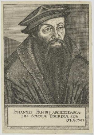 Bildnis des Iohannes Frisius