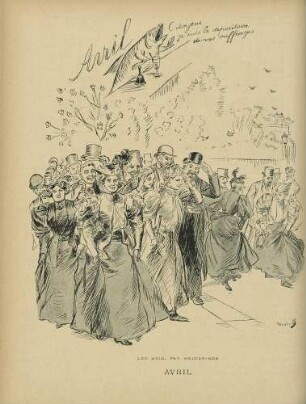 Les Mois, par Heidbrinck, Avril