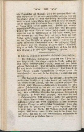 4) Schleswig Holsteinische patriotische Gesellschaft Preis-Aufgabe.