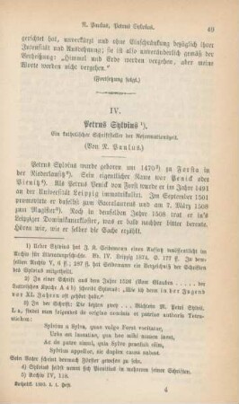 49-67 Petrus Sylvius : ein katholischer Schriftsteller der Reformationszeit