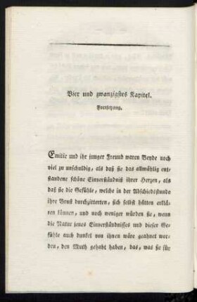 Vier und zwanzigstes Kapitel. Fortsetzung.