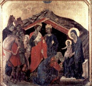 Ehemaliges Altarretabel des Domes — Rückseite: Anbetung der Könige
