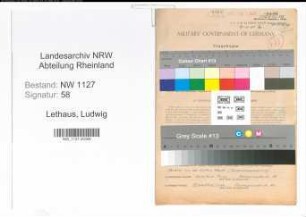 Entnazifizierung Ludwig Lethaus , geb. 08.01.1895 (Lehrer)