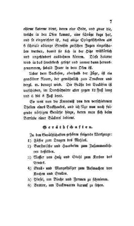 Geräthschaften