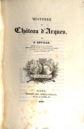 Histoire du Château d'Arques