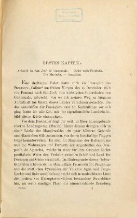 Guatemala : Reisen und Schilderungen aus den Jahren 1878 - 1883