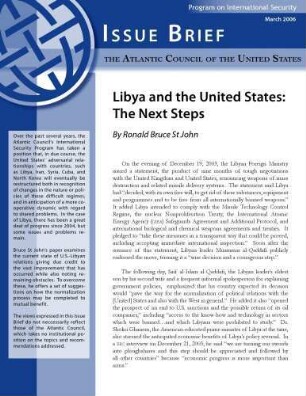 Libya and the United States : the next steps