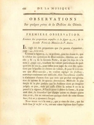 Observations sur quelques points de la doctrine des Chinois