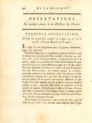 Observations sur quelques points de la doctrine des Chinois
