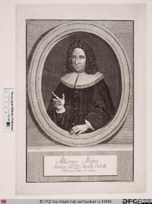 Bildnis Andreas Mayer (Majer)