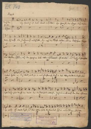 2. Recit[ativo] (T): Wie herrlich ist dies Wort erfüllt!